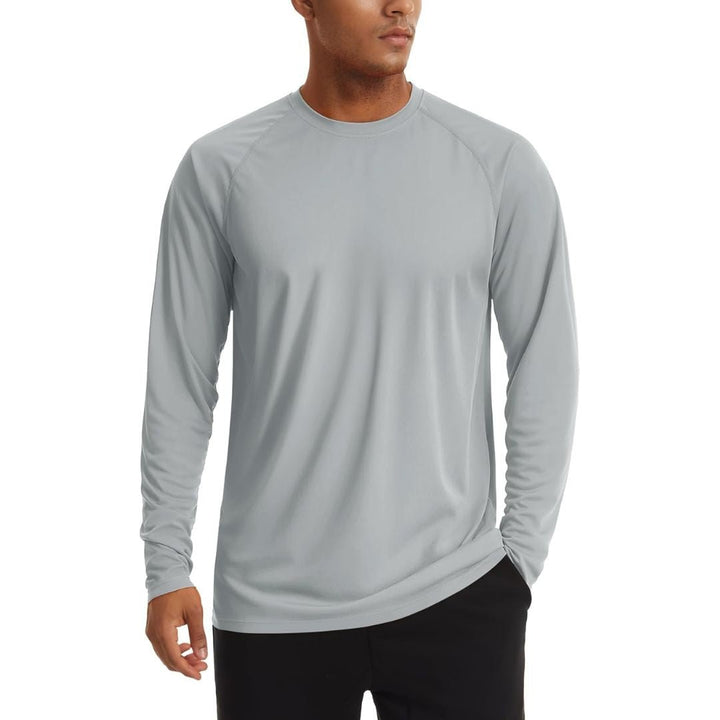 Men's UPF 50+ Long Sleeve Quick Dry Sun Protection Shirt - Men's Sun Protective Shirts