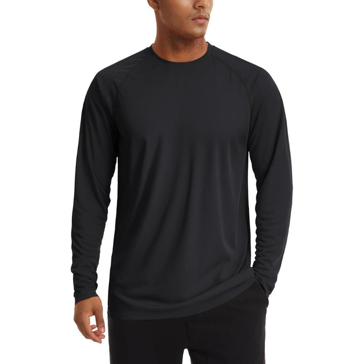 Men's UPF 50+ Long Sleeve Quick Dry Sun Protection Shirt - Men's Sun Protective Shirts