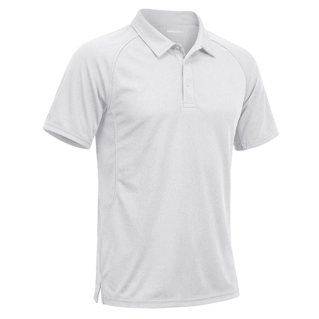 TACVASEN White UPF 50+ Performance Tactical Polo Shirt