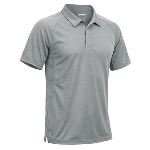 TACVASEN Light Grey UPF 50+ Performance Tactical Polo Shirt