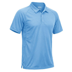 TACVASEN Sky Blue UPF 50+ Performance Tactical Polo Shirt