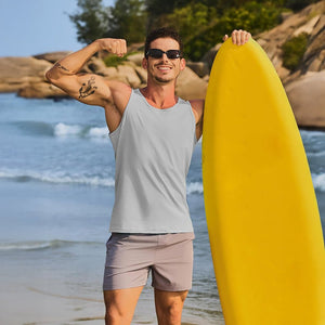 Men's UPF 50+ Quick Dry Workout & Gym Tank Top - google_men_sun_protection