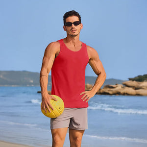 Men's UPF 50+ Quick Dry Workout & Gym Tank Top - google_men_sun_protection