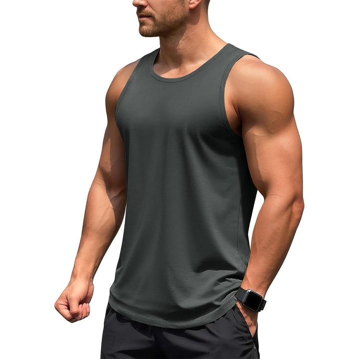 Men's UPF 50+ Quick Dry Workout & Gym Tank Top - LT25M1417