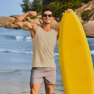 Men's UPF 50+ Quick Dry Workout & Gym Tank Top - google_men_sun_protection