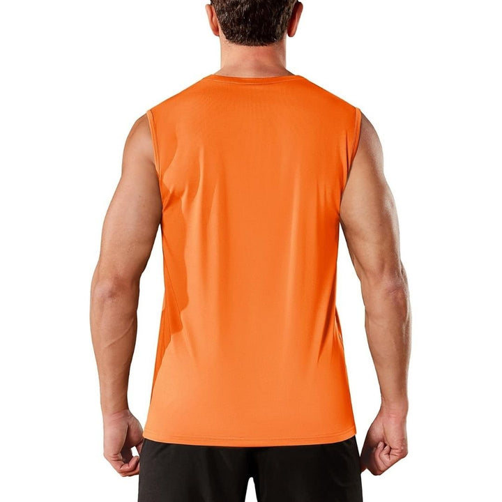 Men's UPF 50+ Sleeveless Quick Dry Gym Tank Tops - Men's T-shirts