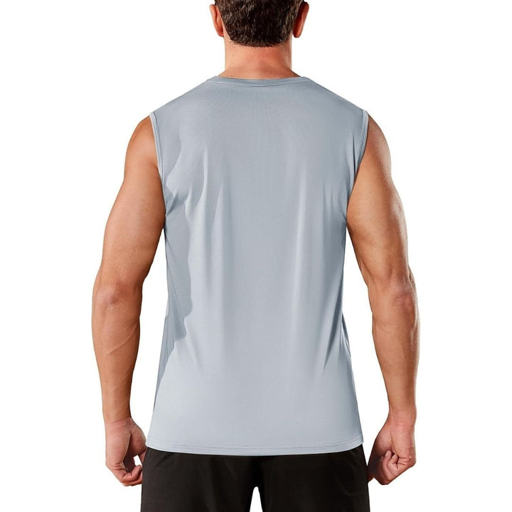 Men's UPF 50+ Sleeveless Quick Dry Gym Tank Tops - Men's T-shirts