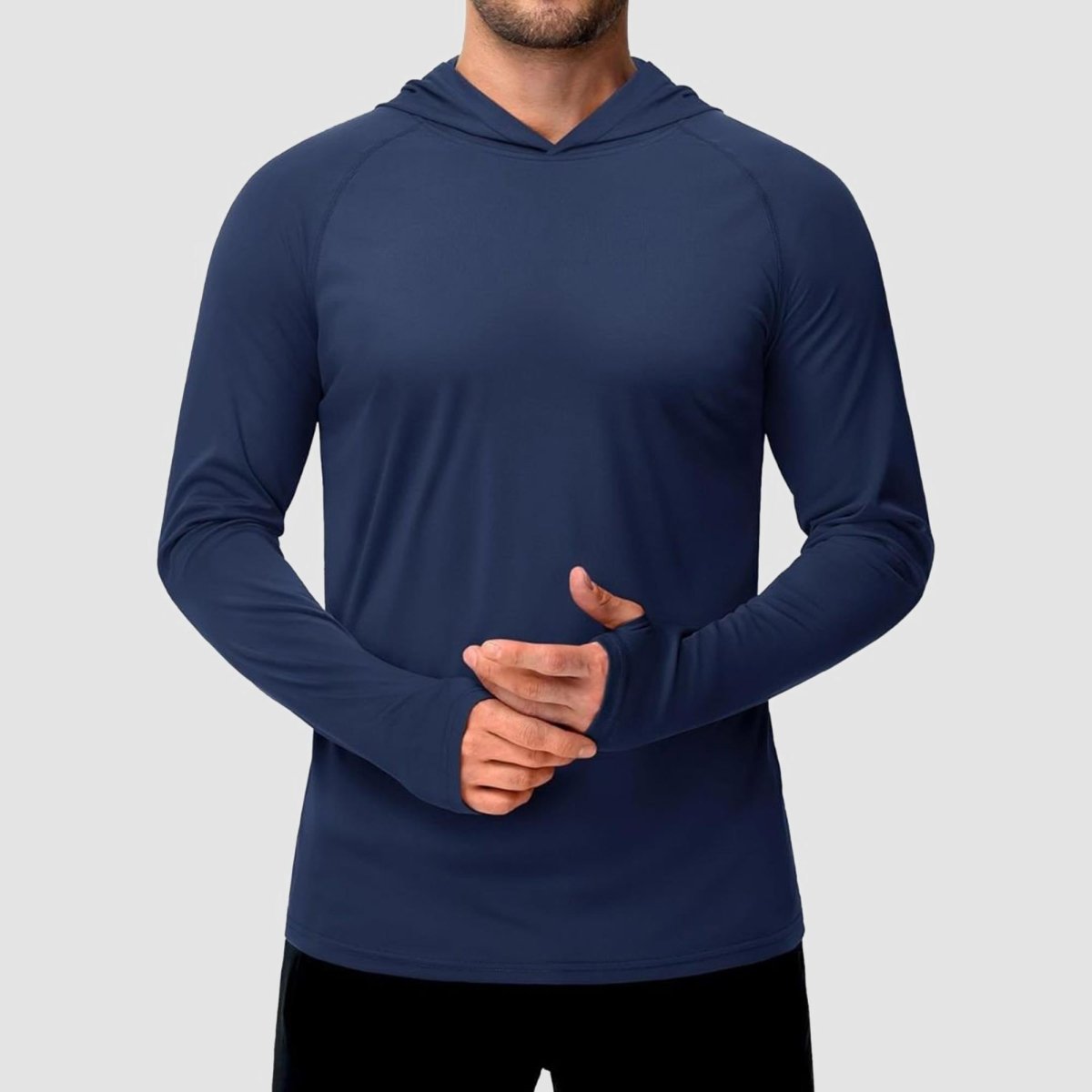 TACVASEN Navy Men's UPF 50+ Sun Protective Athletic Rash Guard Shirts
