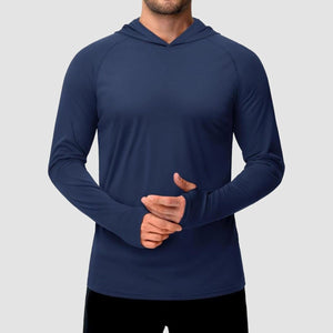 TACVASEN Navy Men's UPF 50+ Sun Protective Athletic Rash Guard Shirts