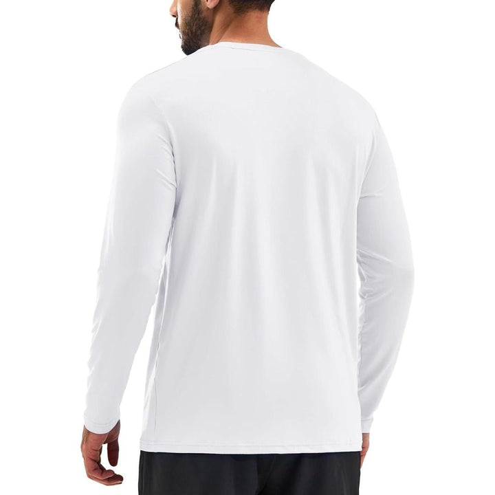 Men's UPF 80+ Sun Protection Quick Dry Outdoor Shirt - Men's Running Shirts