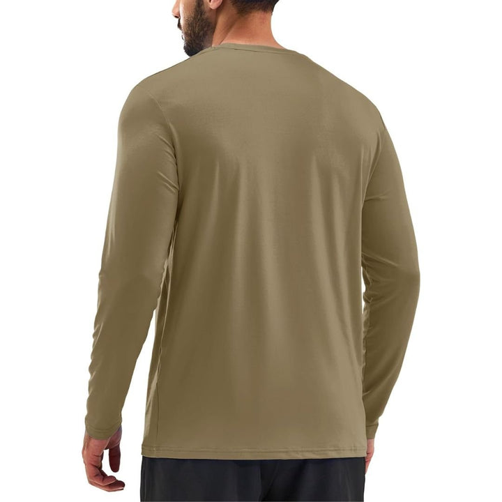 Men's UPF 80+ Sun Protection Quick Dry Outdoor Shirt - Men's Running Shirts