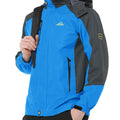 TACVASEN Royal Blue Men's Water-Repellent Softshell Jacket