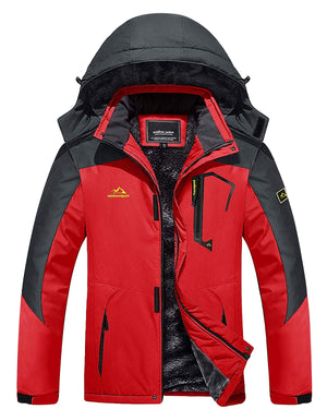 TACVASEN Royal Blue Insulated Fleece Lined Winter Snow Jacket