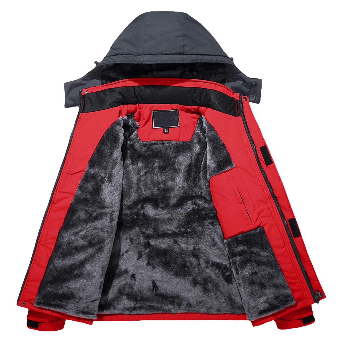 TACVASEN Royal Blue Insulated Fleece Lined Winter Snow Jacket
