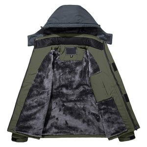 TACVASEN Royal Blue Insulated Fleece Lined Winter Snow Jacket