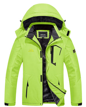 TACVASEN Royal Blue Insulated Fleece Lined Winter Snow Jacket
