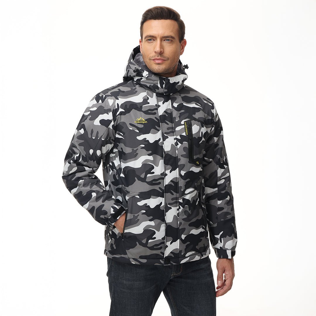 TACVASEN Royal Blue Insulated Fleece Lined Winter Snow Jacket
