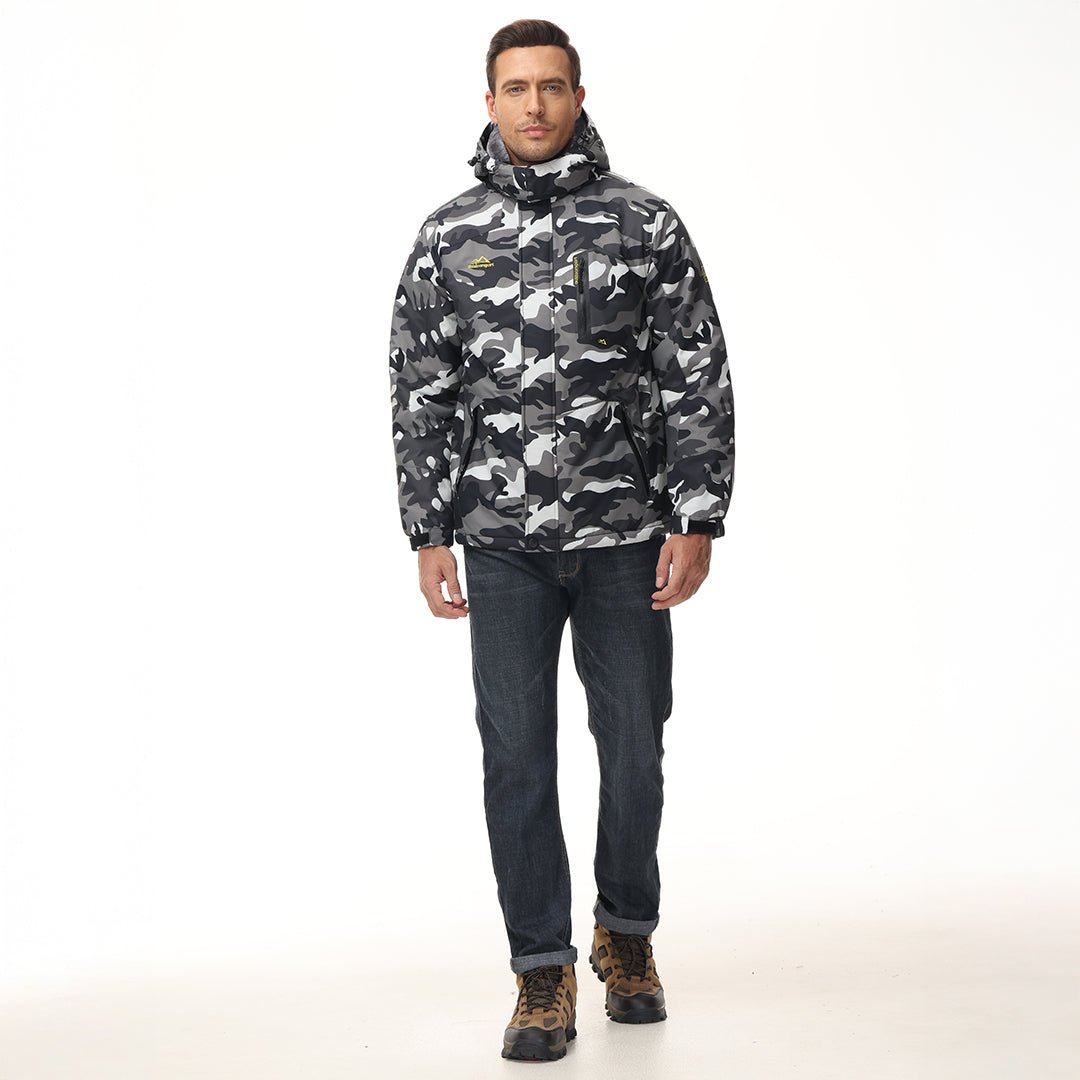 TACVASEN Royal Blue Insulated Fleece Lined Winter Snow Jacket