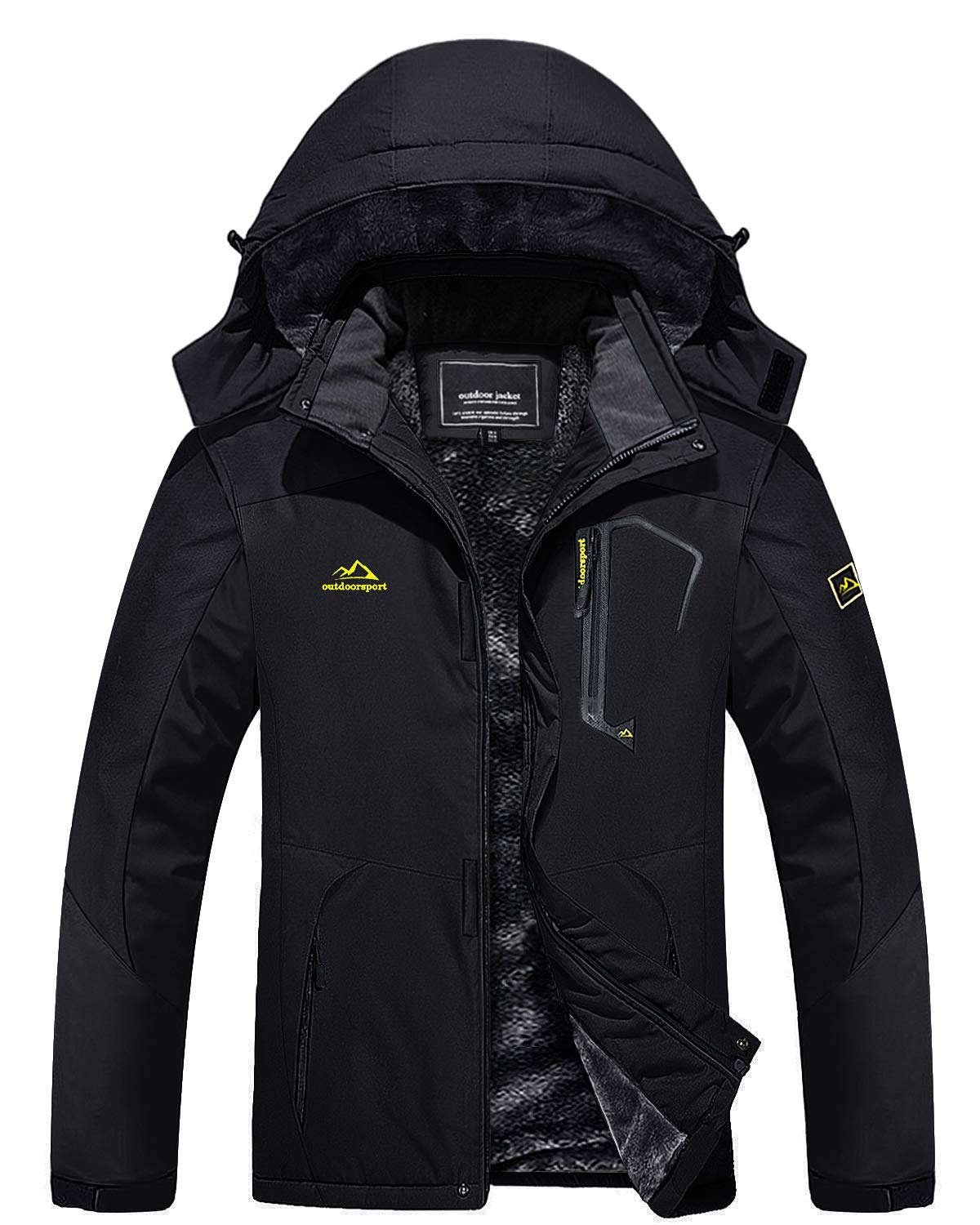 TACVASEN Royal Blue Insulated Fleece Lined Winter Snow Jacket