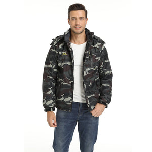 TACVASEN Royal Blue Insulated Fleece Lined Winter Snow Jacket