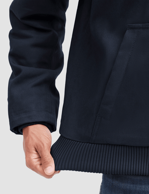 TACVASEN Navy Men's Waterproof Sherpa Lined Work Jacket