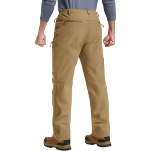 TACVASEN Sand Insulated Fleece Lined Winter Snow Pants