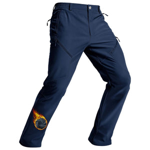 TACVASEN Navy Insulated Fleece Lined Winter Snow Pants