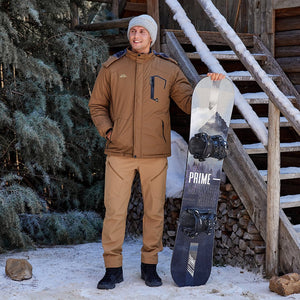 TACVASEN Sand Insulated Fleece Lined Winter Snow Pants