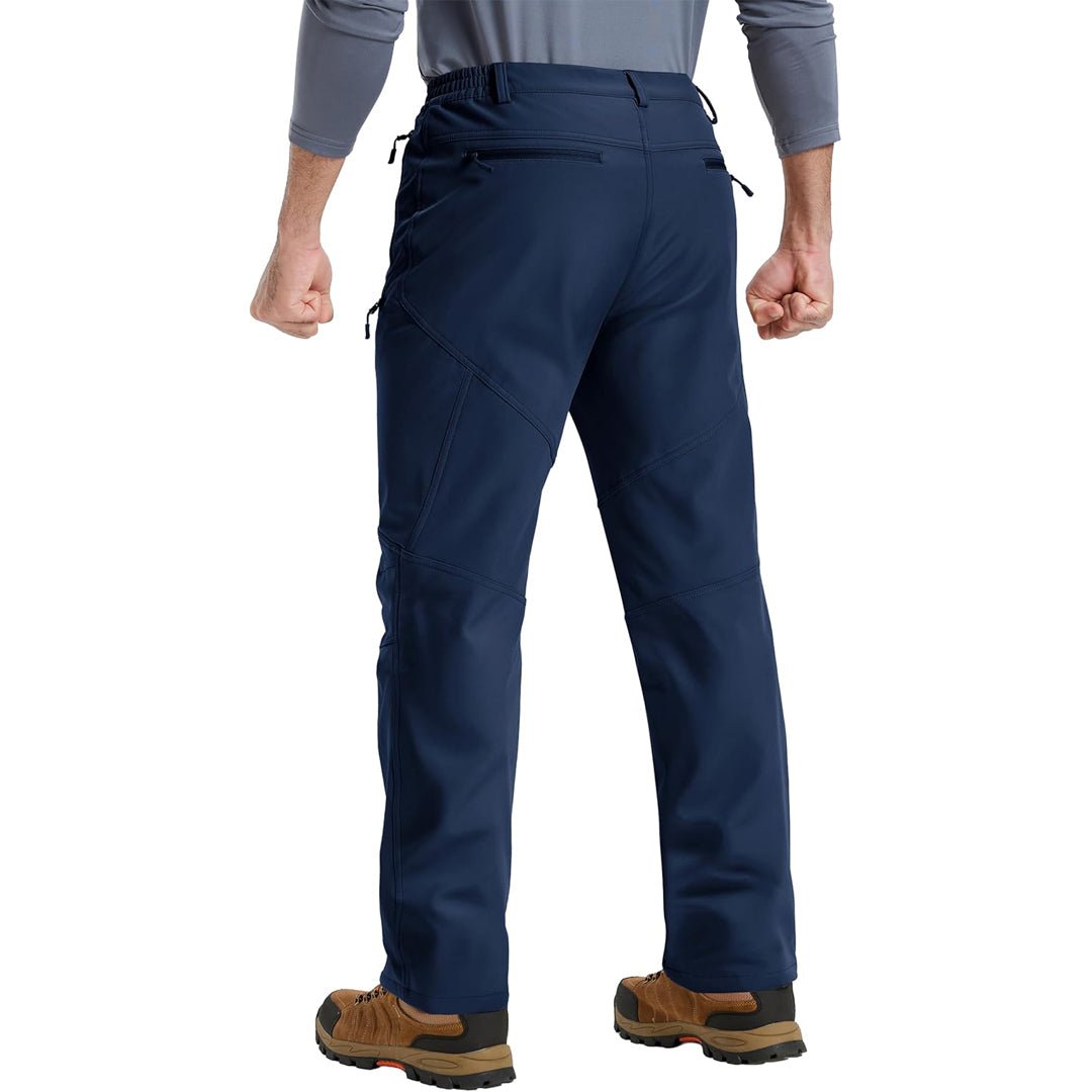 TACVASEN Navy Insulated Fleece Lined Winter Snow Pants