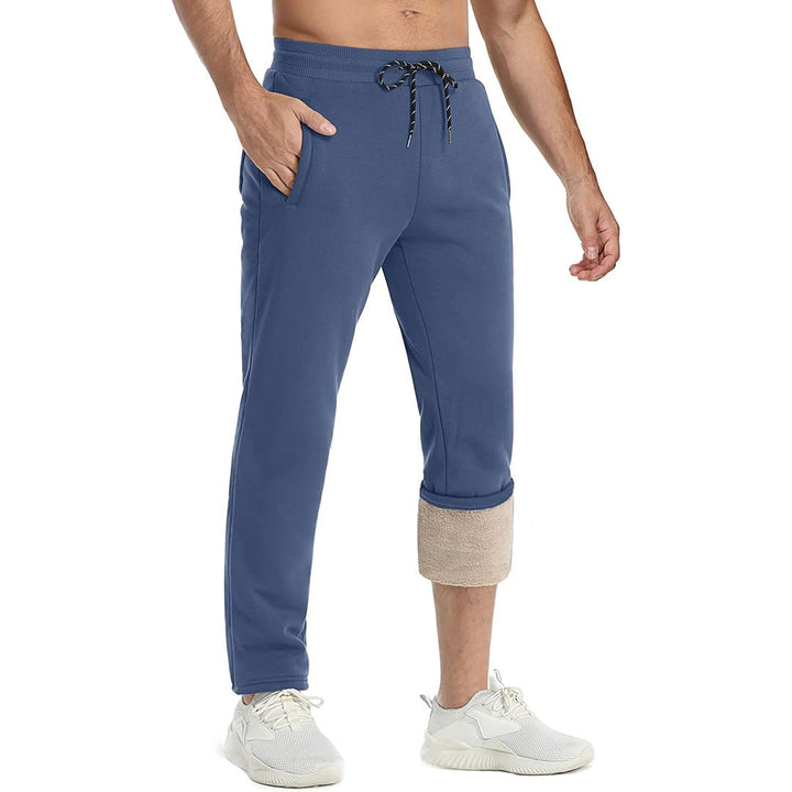 Men's Winter Fleece Sherpa Lined Sweatpants Thicken Warm Jogger Pants - Fall Winter 2022