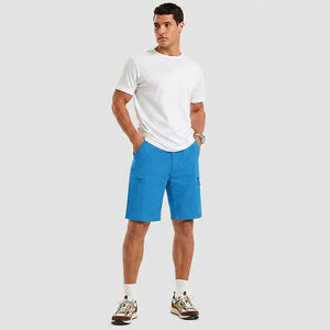 TACVASEN Azure Quick Dry Hiking Cargo Shorts