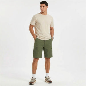 TACVASEN Ice Blue Quick Dry Hiking Cargo Shorts