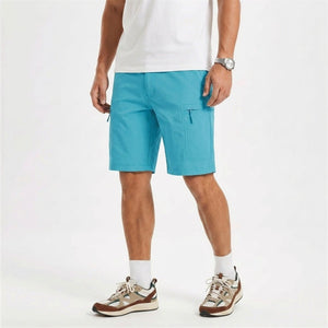 TACVASEN Ice Blue Quick Dry Hiking Cargo Shorts
