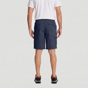 TACVASEN Navy Utility Cargo Shorts Cotton Blend