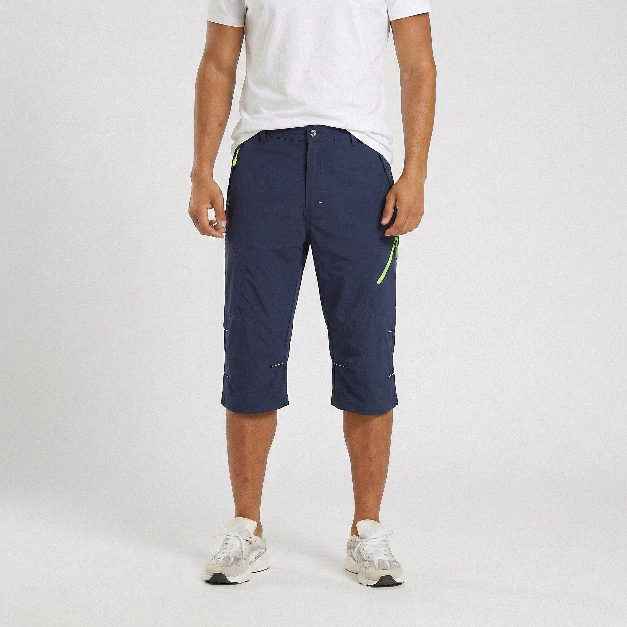 TACVASEN Navy Utility Cargo Shorts Quick Dry Hiking Shorts