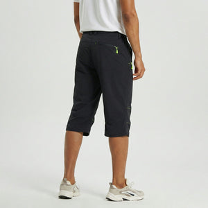 TACVASEN Black Utility Cargo Shorts Quick Dry Hiking Shorts