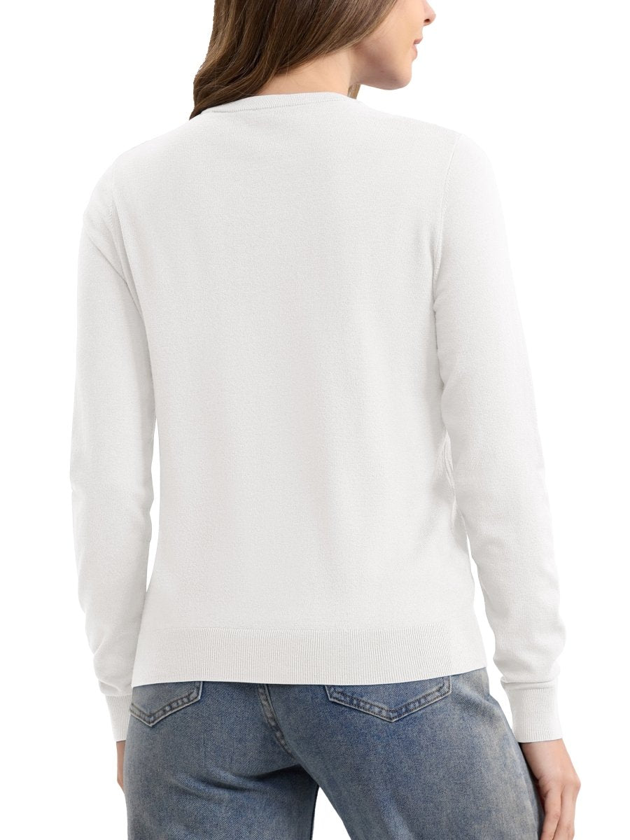 TACVASEN White Women's Lightweight Cardigan Sweaters