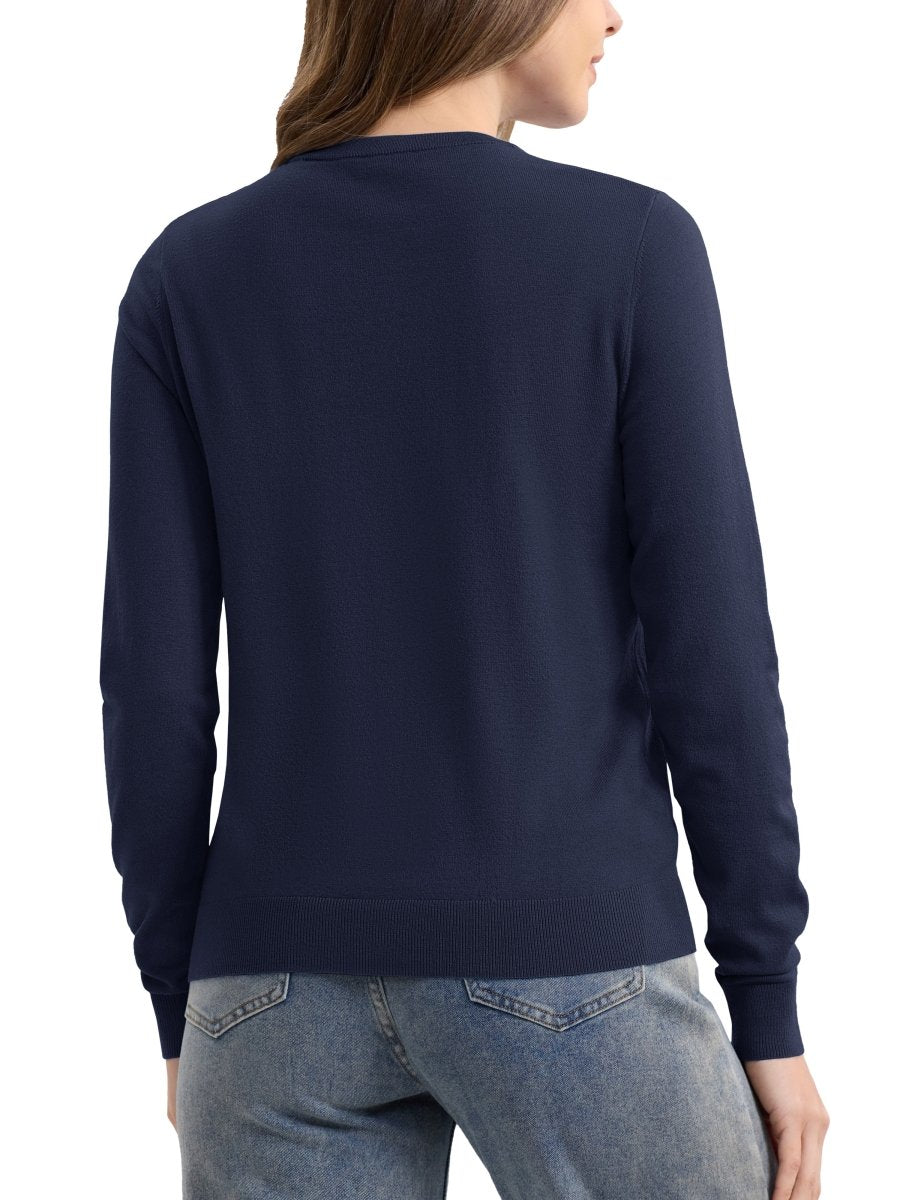 TACVASEN Navy Women's Lightweight Cardigan Sweaters