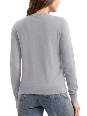 TACVASEN Light Grey Women's Lightweight Cardigan Sweaters