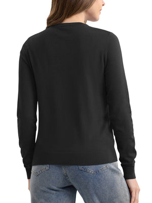 TACVASEN Black Women's Lightweight Cardigan Sweaters