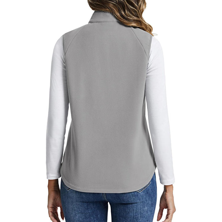 Women's Lightweight Full Zip Outerwear Warm Fleece Vest - AT24W4226