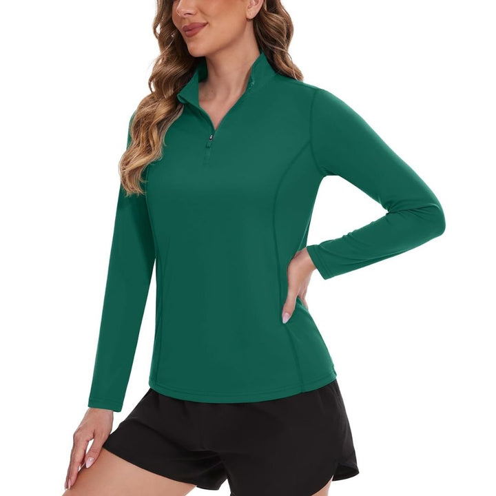 Women's Sun Protection Hiking Golf Shirts Long Sleeve - C21W325D