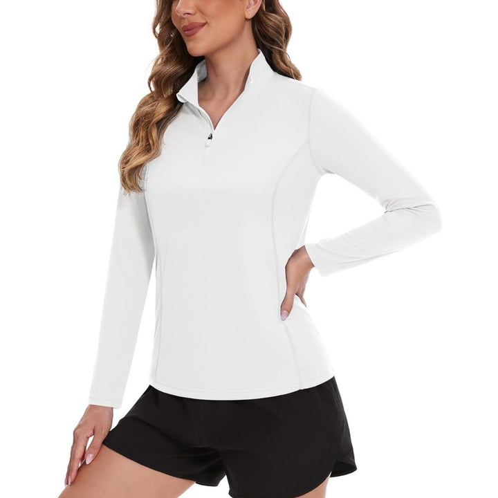 Women's Sun Protection Hiking Golf Shirts Long Sleeve - C21W325D