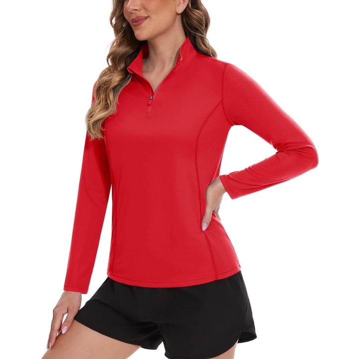 Women's Sun Protection Hiking Golf Shirts Long Sleeve - C21W325D