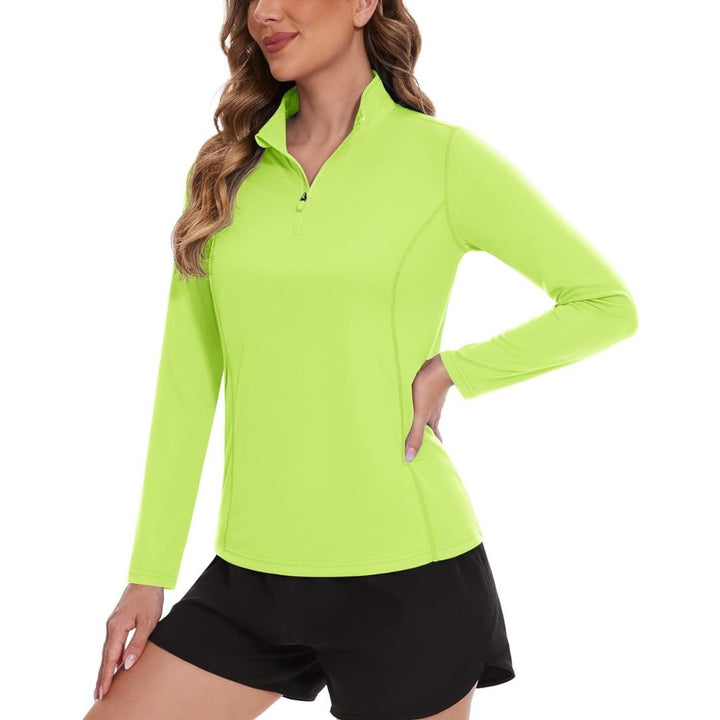 Women's Sun Protection Hiking Golf Shirts Long Sleeve - C21W325D