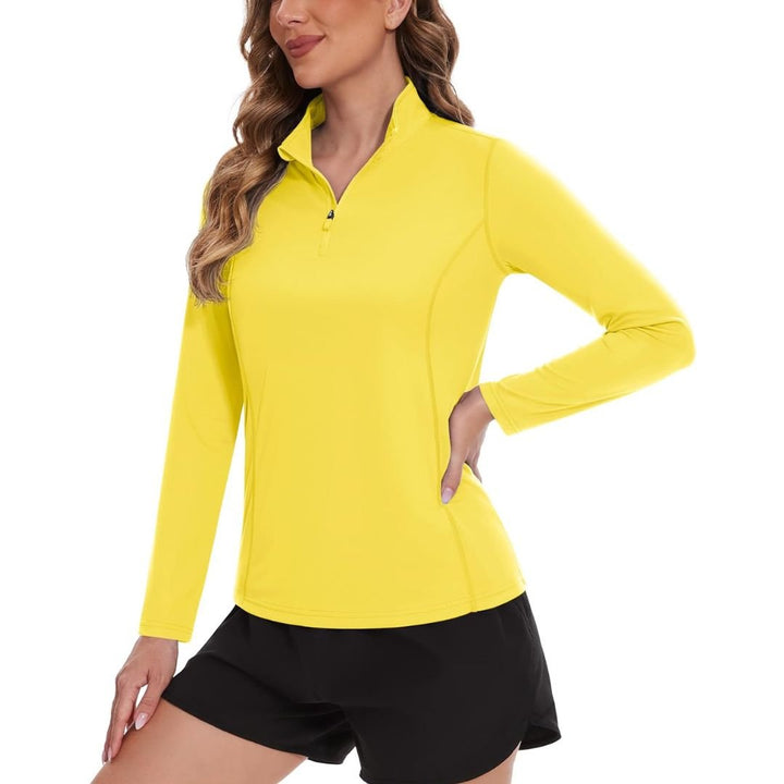 Women's Sun Protection Hiking Golf Shirts Long Sleeve - C21W325D