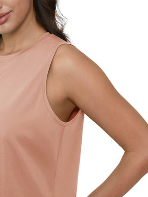 TACVASEN Apricot Women's UPF 50+ Athletic Running Tank Tops