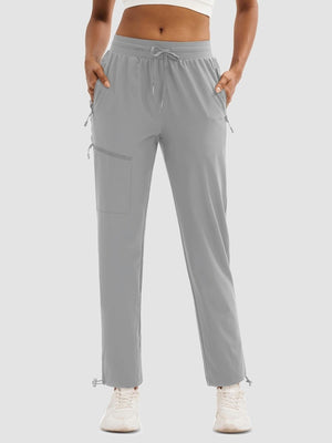 TACVASEN Light Grey Women's UPF 50+ Quick Dry Lightweight Hiking Pants