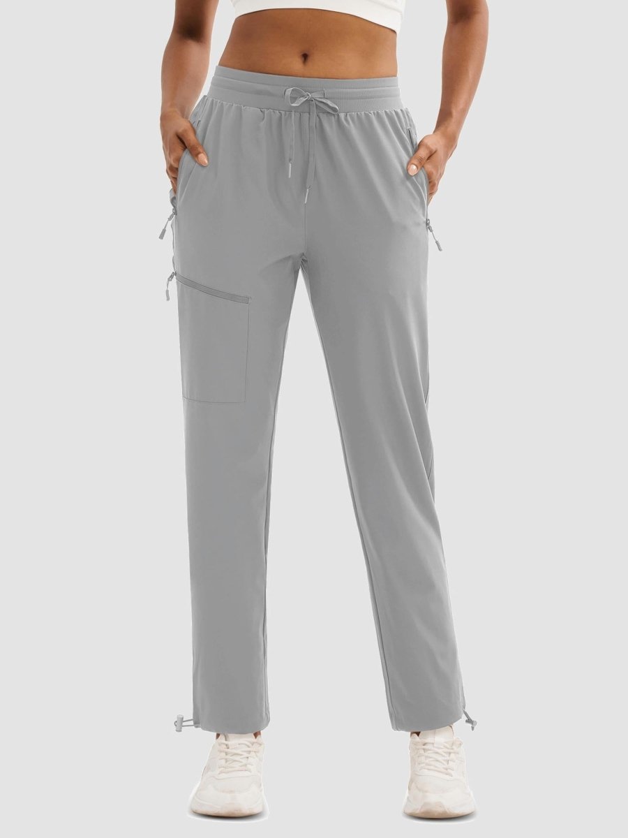 TACVASEN Light Grey Women's UPF 50+ Quick Dry Lightweight Hiking Pants