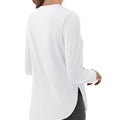 TACVASEN White Women's UPF 80+ Breathable Lightweight Shirts